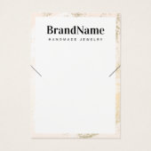 Aangepast Logo Ketting Weergave bedankt creditcard Visitekaartje (Achterkant)