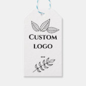 Aangepast logo label, vervanging je logo cadeaulabel (Voorkant)