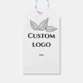 Aangepast logo label, vervanging je logo cadeaulabel (Voorkant)