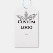 Aangepast logo label, vervanging je logo cadeaulabel (Achterkant)