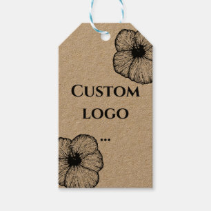 Aangepast logo label, vervanging je logo cadeaulabel