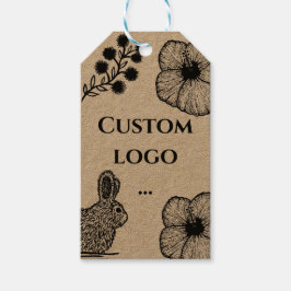 Aangepast logo label, vervanging je logo cadeaulabel