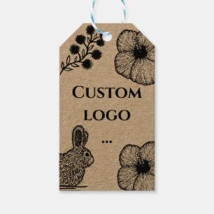 Aangepast logo label, vervanging je logo cadeaulabel