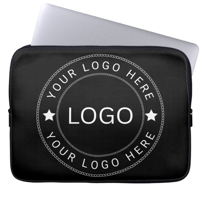 Aangepast logo laptop sleeve (Voorkant)