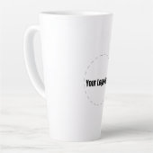 Aangepast logo latte mok (Linkerhoek)