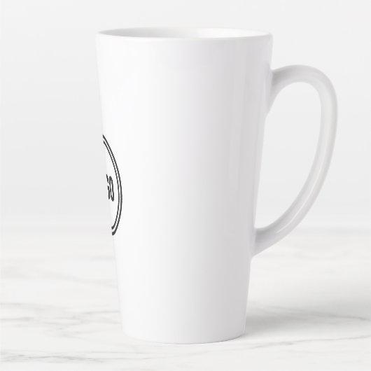 Aangepast logo latte mok (Rechts)