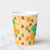 Aangepast logo leuk en kleurrijk fruit gemerkte sa papieren bekers (Rechts)