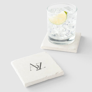 Aangepast logo luxe stenen coaster onderzetter
