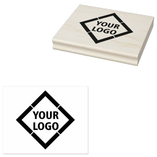 Aangepast Logo, maak je eigen, groot Rubberstempel (Gestempeld)