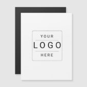 Aangepast logo magnetische uitnodiging (Voorkant / Achterkant)