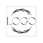 Aangepast logo met monogram Zakelijke branding Rubberstempel (Afrduk)