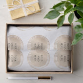 Aangepast Logo met promotiemateriaal Tissuepapier (Geschenk)