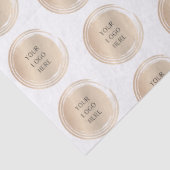 Aangepast Logo met promotiemateriaal Tissuepapier (Detail)