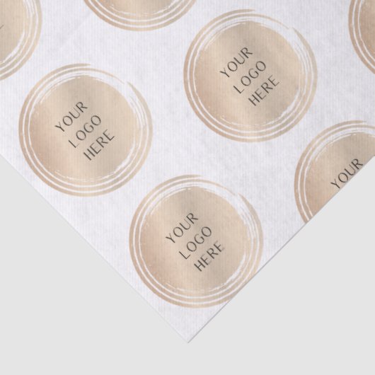 Aangepast Logo met promotiemateriaal Tissuepapier (Detail)