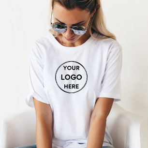 Aangepast Logo Modern Bedrijfspersoneel T-shirt