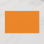 Aangepast logo modern en Oranje Visitekaartje (Achterkant)
