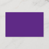 Aangepast logo modern en Paars Visitekaartje (Achterkant)