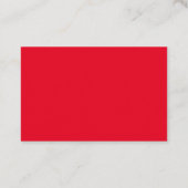 Aangepast logo modern en rood Visitekaartje (Achterkant)