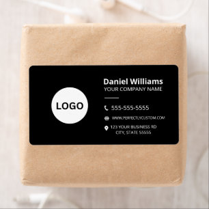 Aangepast logo modern minimalistisch etiket