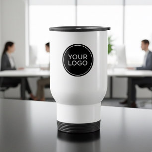 Aangepast Logo Modern Minimalistisch Gepersonali Reisbeker