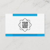 Aangepast logo modern minimalistisch visitekaartje (Achterkant)