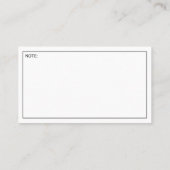 Aangepast logo modern minimalistisch visitekaartje (Achterkant)