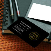 Aangepast logo modern minimalistisch wit of kleur visitekaartje