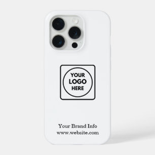 Aangepast logo Modern minimalistisch zakelijk on iPhone 15 Pro Case