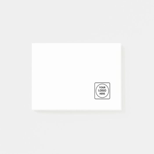 Aangepast logo | Modern minimalistisch zakelijk on Post-it® Notes (Voorkant)