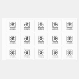 Aangepast logo | Modern minimalistische zakelijke Labels