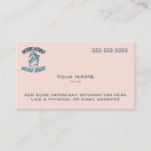 Aangepast Logo Modern Roze Visitekaartje (Voorkant)