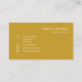 Aangepast logo modern visitekaartje sjabloon (Achterkant)