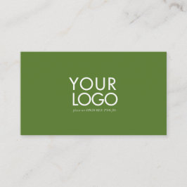 Aangepast logo modern visitekaartje sjabloon
