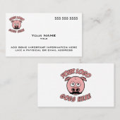 Aangepast Logo modern wit Visitekaartje (Voorkant / Achterkant)