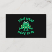 Aangepast Logo modern zwart Visitekaartje (Achterkant)