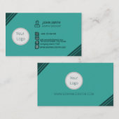 Aangepast logo moderne visitekaartje (Voorkant / Achterkant)