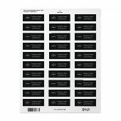 Aangepast logo moderne zakelijke etiket (Full Sheet)