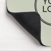Aangepast logo muismat | Gepersonaliseerd voor bed (Hoek)