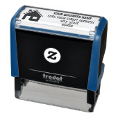 Aangepast logo naam adres zelf-inktkussen stempel (Product)