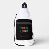 Aangepast logo & naam stijlvolle sling tas ontwerp (Voorkant)