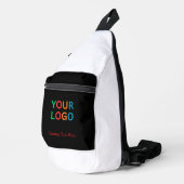 Aangepast logo & naam stijlvolle sling tas ontwerp (Rechterhoek)