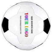 Aangepast Logo Naam Website Promotie Voetbal (Gedraaid)