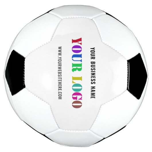 Aangepast Logo Naam Website Promotie Voetbal (Gedraaid)