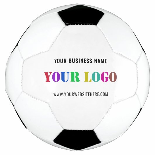 Aangepast Logo Naam Website Promotie Voetbal (Voorkant)