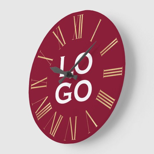 Aangepast Logo of Afbeelding op Bourgogne Grote Klok (Hoek)