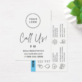 Aangepast Logo om het even welke Kaart van de het  (Bureau)