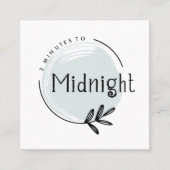 Aangepast logo-ontwerp | Brooke Macrame Vierkante Visitekaartje (Voorkant)