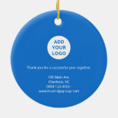 Aangepast logo ornament voor bedrijven (Achterkant)