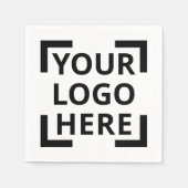 Aangepast Logo papier, servetten (Voorkant)