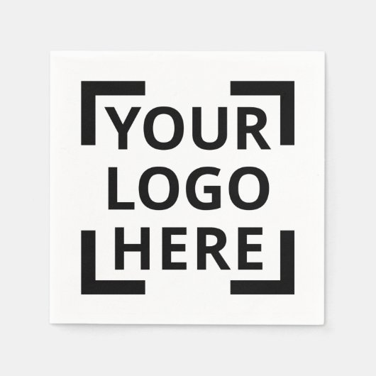 Aangepast Logo papier, servetten (Voorkant)